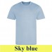 JC001 COOL T - Unisex környakú póló szublimáláshoz sky blue